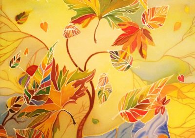 19 «Осень »Батик («Autumn ») Batik 40x60 sm