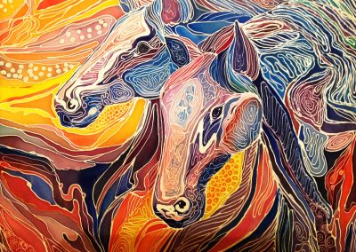 2«Лошади» («The horses») 50 x 60 sm